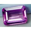 Natural Pink Sapphire Loose Gemstone Emerald Shape 8.00 ct September Birthstone for Gem Collections