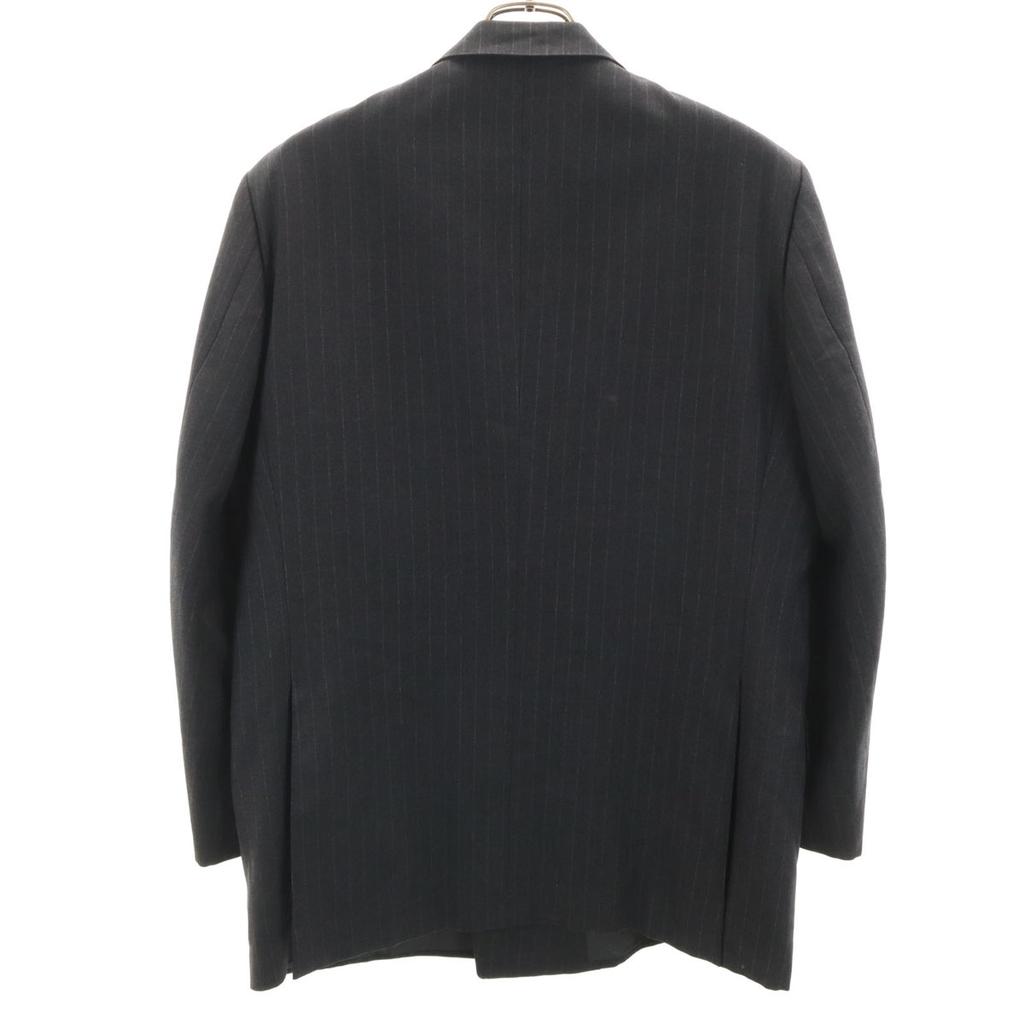 Aquascutum Пиджак в полоску приталенный AB-6 серый Двубортный Мужской Б/У
