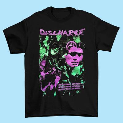 Discharge Black Men T Shirt
