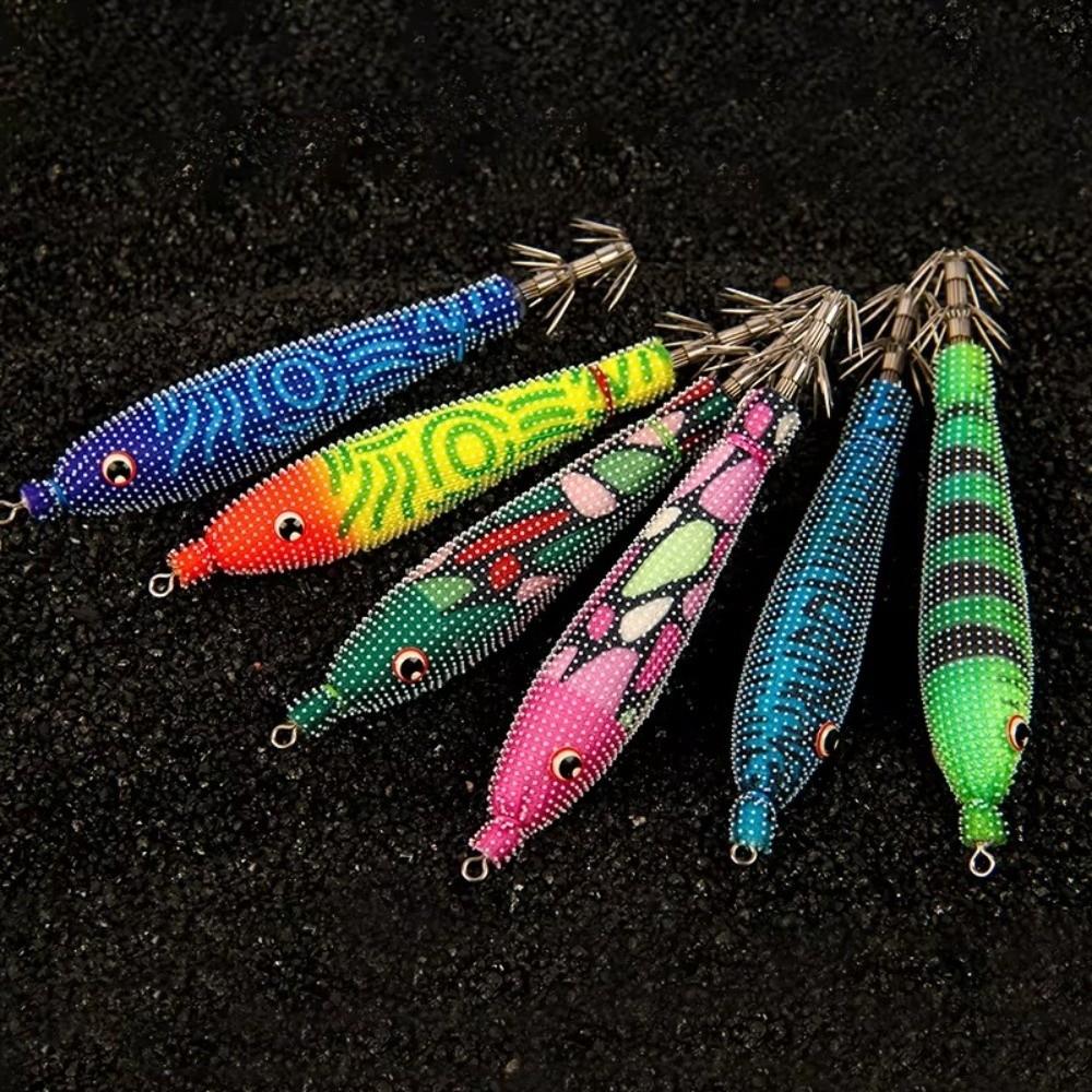 80mm Length Squid Jig Lure 5g Weight Egi Lure Bait Premium Floating Squid Jig Sea Fishing