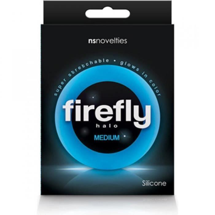 Anillos para le pénis - Firefly - HALO 55MM - Silicone douce - Brille dans l'obscurité - Confortable