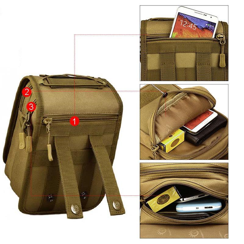 Тактический чехол-органайзер EDC, плечевой ремень Molle, военный армейский чехол для кемпинга, пешего туризма, треккинга, сумка для телефона