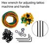 Tattoo Machine Rubber Bands Pin Cushion Tattoo Coil Supplies Kit Replacement Accessories Set