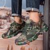 Модные мужские камуфляжные походные кроссовки с нескользящей подошвой для походов на открытом воздухе, удобные износостойкие скальные туфли для мужчин