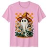 Ghost Witch Hat Daisy Halloween Unisexs TShirt Unisexs Graphic Tee