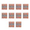 30Pcs Quick Terminal Block Wire Connector PushType Wiring Splitter Set SPL-P1/P2/P3