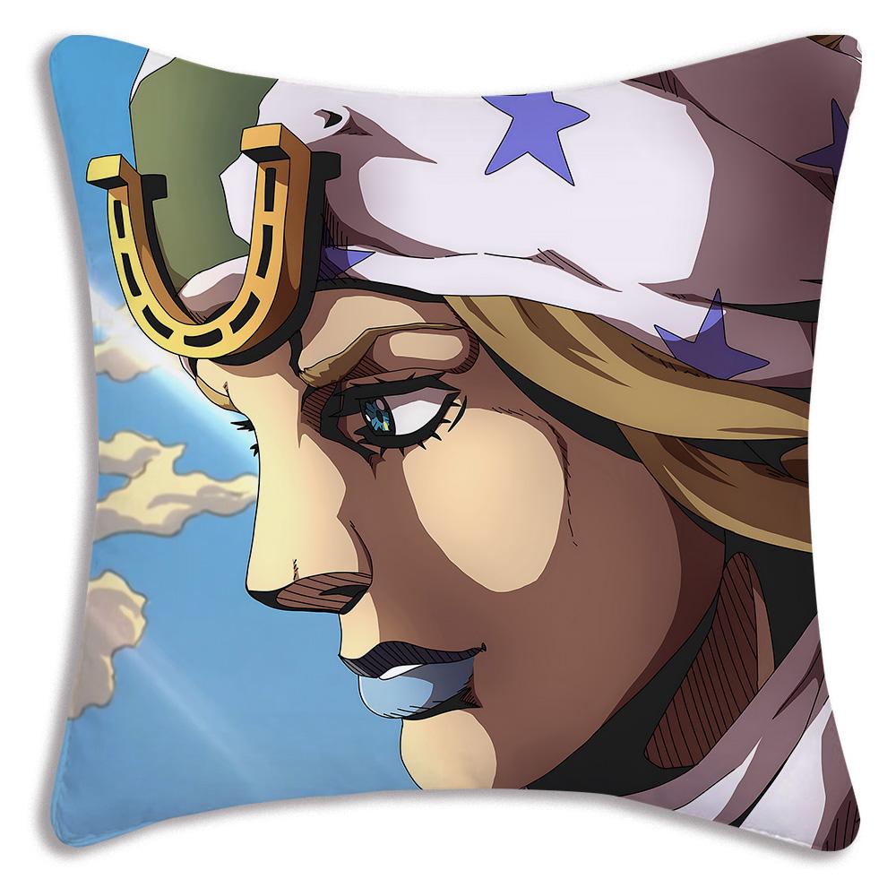 Милые наволочки JoJo's Bizarre A-Adventure Мультяшные Декоративные для Дивана Дома Двусторонняя Печать Короткий Плюш Милая Наволочка