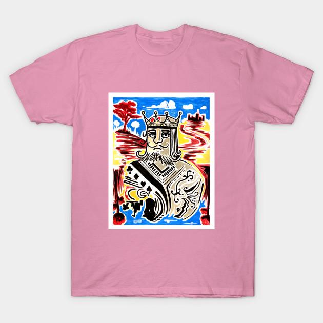 Футболка женская King Of Cards Harajuku Print Kawaii футболка летняя женская футболка с коротким рукавом топ футболка