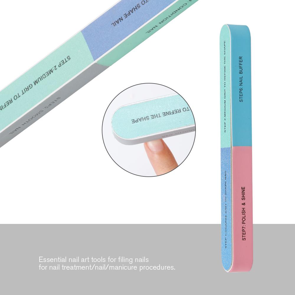 VANREESA Пилочка для ногтей, набор буферов для ногтей, шлифовальный и полирующий буферный блок, УФ-гель для полировки ногтей, маникюрные инструменты
