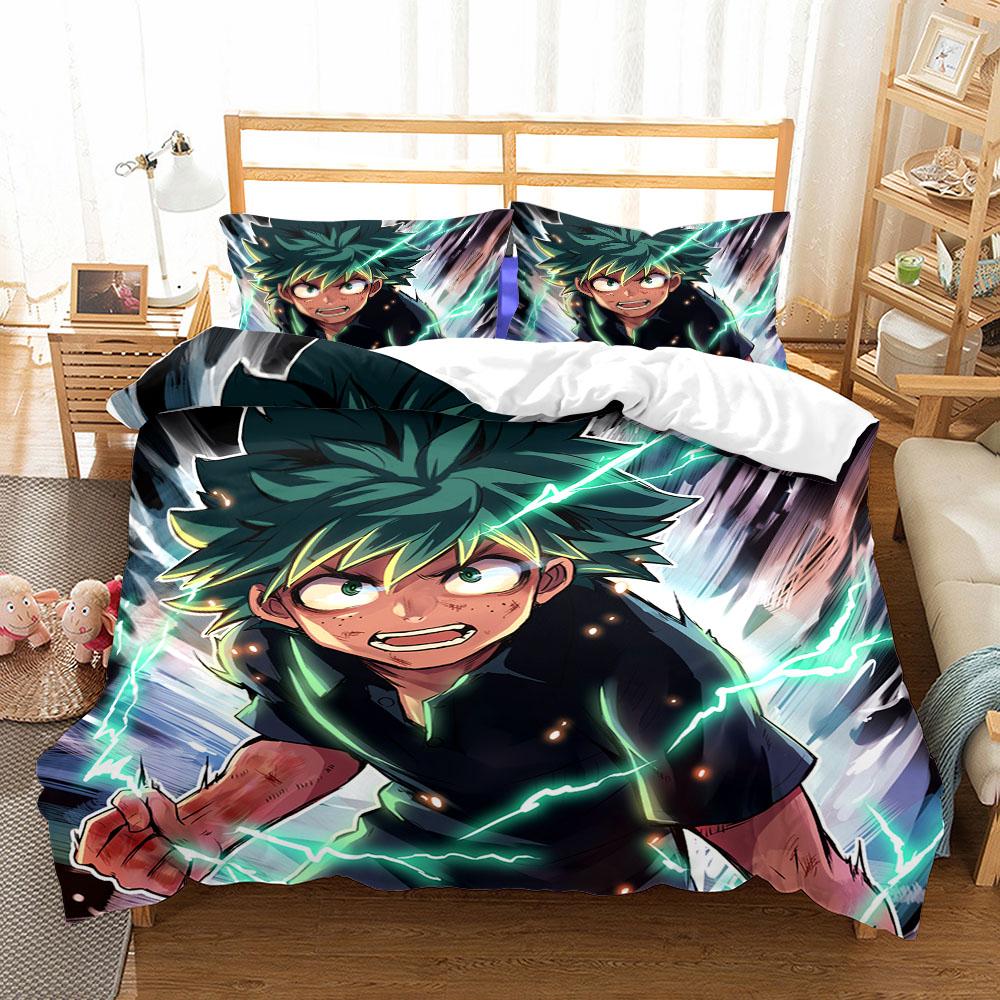 Комплект пододеяльника Деку Геройская Академия EU Односпальный Двуспальный Кинг US Твин Фулл Квин Сайз Комплект постельного белья