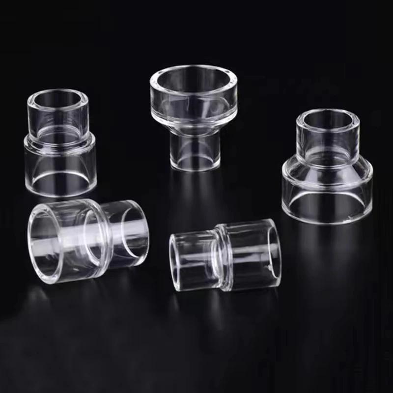 5PCS Acrylic Transparent Reducing Adapter for Direct Size Matching Straight-Through Pmma Aquarium Water Pipe Fittings Accessory