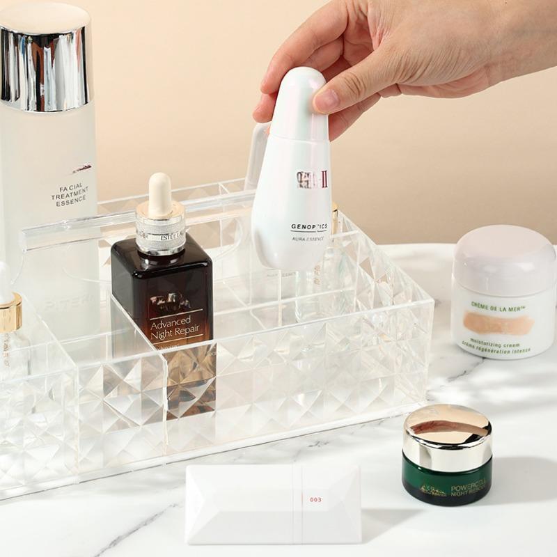 Прозрачный ящик для хранения косметики, ящик для рабочего стола, средства по уходу за кожей, комод, губная помада для общежития, акриловая полка для хранения