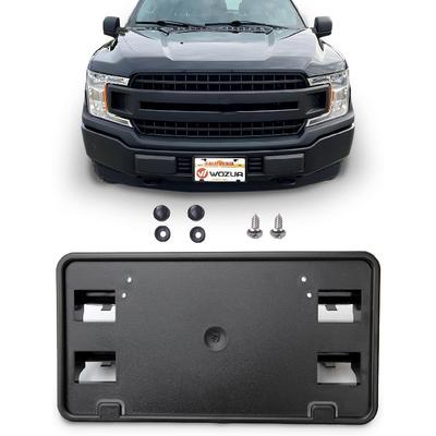 Крепление держателя номерного знака для переднего бампера Для 2018 Ford F-150 Замена для JL3Z17A385AA FO1068180 (Может не полностью подойти к вашей модели. Увидеть