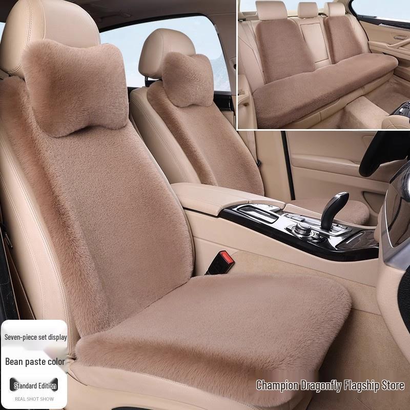 Плюшевая зимняя подушка на сиденье автомобиля для Volkswagen Jetta, Bora, Lavida, Sagitar, Santana, Passat
