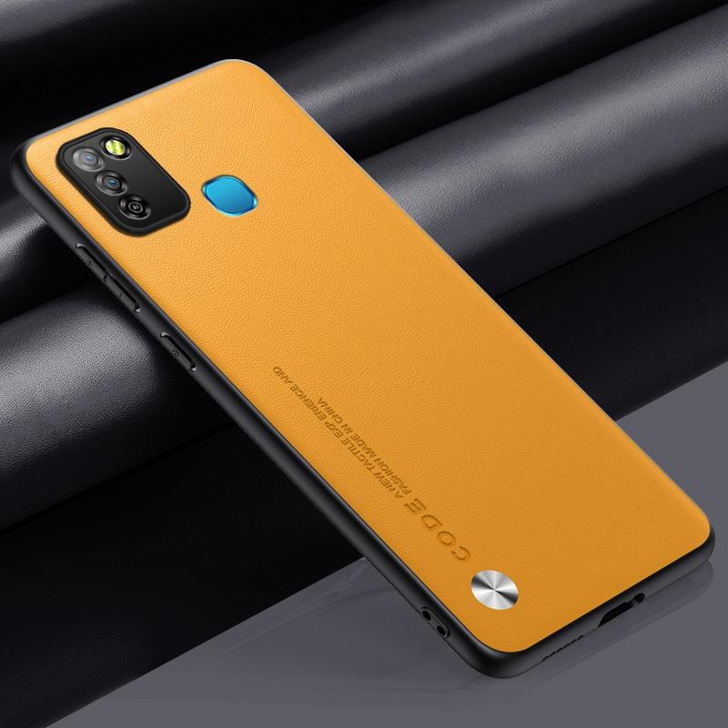 Роскошный чехол из искусственной кожи для Infinix Hot 10 Lite Smart 5, матовый силиконовый чехол с полной защитой для телефона Infinix Smart 5, чехол