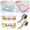 Packaging Decoration Sealing Labels Cartoon Pattern Thank You Stickers Appreciate Greeting Tags