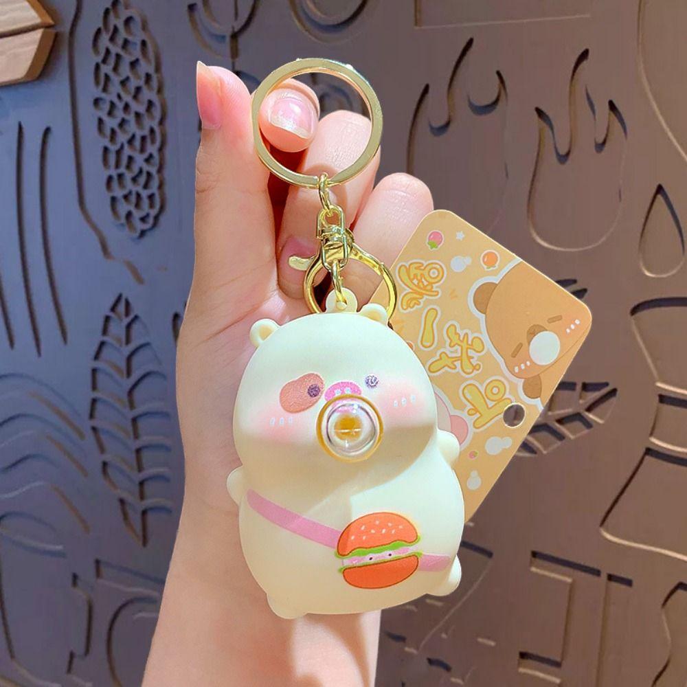 Мультяшный капибара брелок кавайный рюкзак вешалка милое украшение для автомобиля