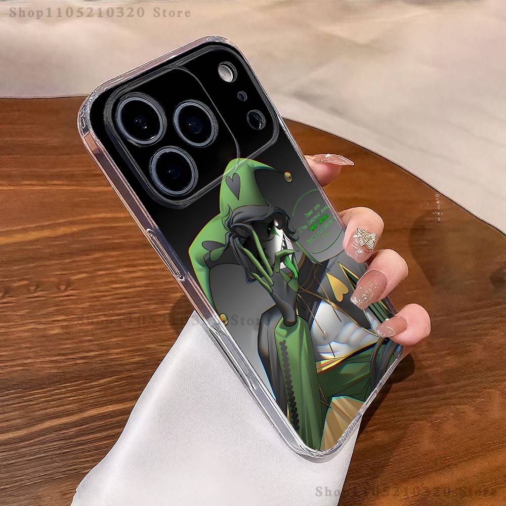 Чехол для телефона 'Цирк Уродцев' iPhone17 16 15 14 13 12 11 Pro Max Plus Mini Прозрачный Полностью Задняя Крышка Силиконовый Мягкий Чехол