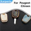 Новый чехол для дистанционного ключа из ТПУ для Peugeot 106 107 206 207 306 307 406 407 для Citroen C1 C4, защитный брелок, аксессуары