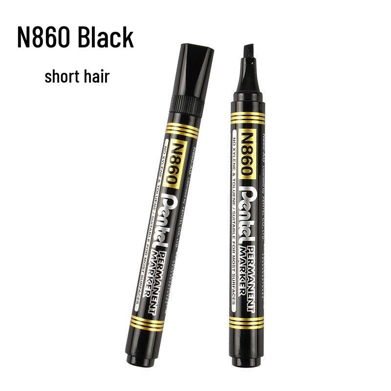 Маркер на масляной основе Pentel N850/N860, Круглый/Плоский наконечник, Ручка-маркер с квадратной головкой для подписи