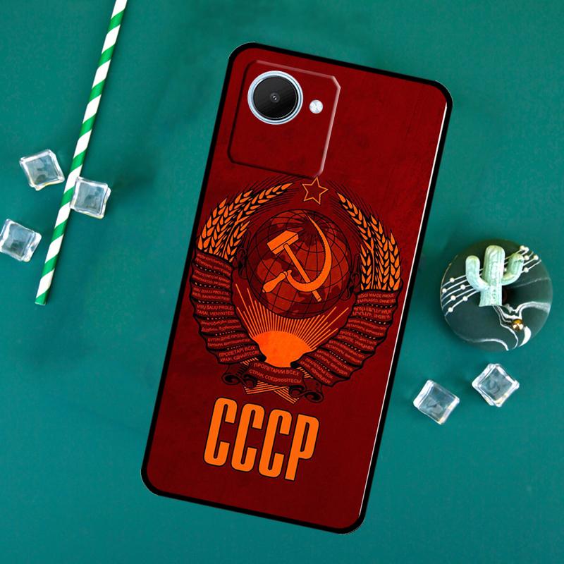 Vintage USSR CCCP For Realme 15 14 13 12 11 10 Pro Plus C65 C67 C63 C61 C55 C51 C53 C35 C75 GT6 GT7 Pro Case