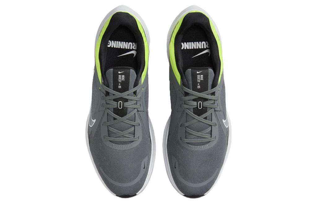 Nike Quest 5 Дымчато-серый Вольт Черный Белый DD0204-010