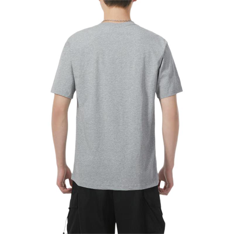 Adidas T Shirts Men's Gray Crew Neck Moderate Straight Fit JF3214