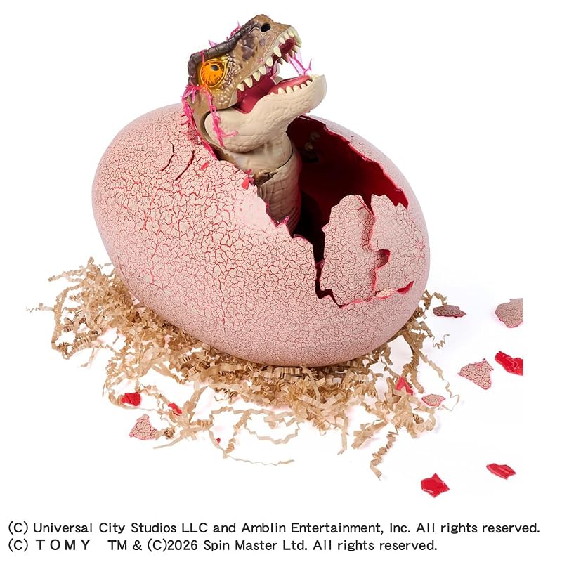 TAKARA TOMY Hatchimals Мир Юрского Периода Яйцо Тираннозавра Красное