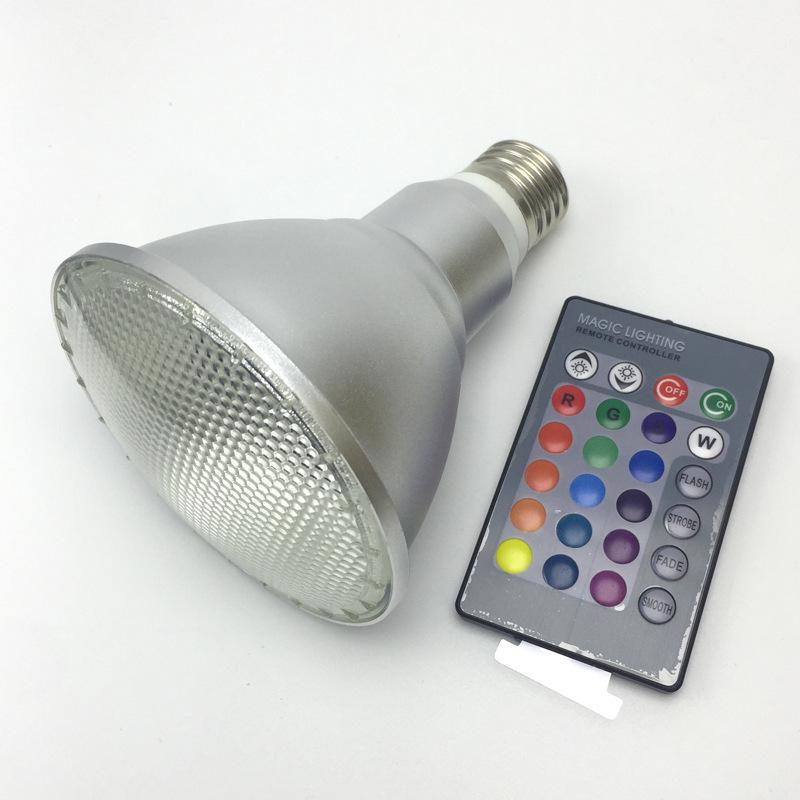 10 Вт 20 Вт Par30 Par38 светодиодный RGB прожектор на открытом воздухе водостойкая волшебная лампа с изменением цвета