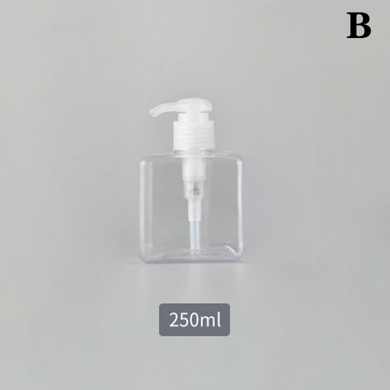 Многоразовый квадратный шампунь гель для душа пустые бутылки с дозатором шампунь кондиционер гель для тела дозатор для ванной комнаты отеля