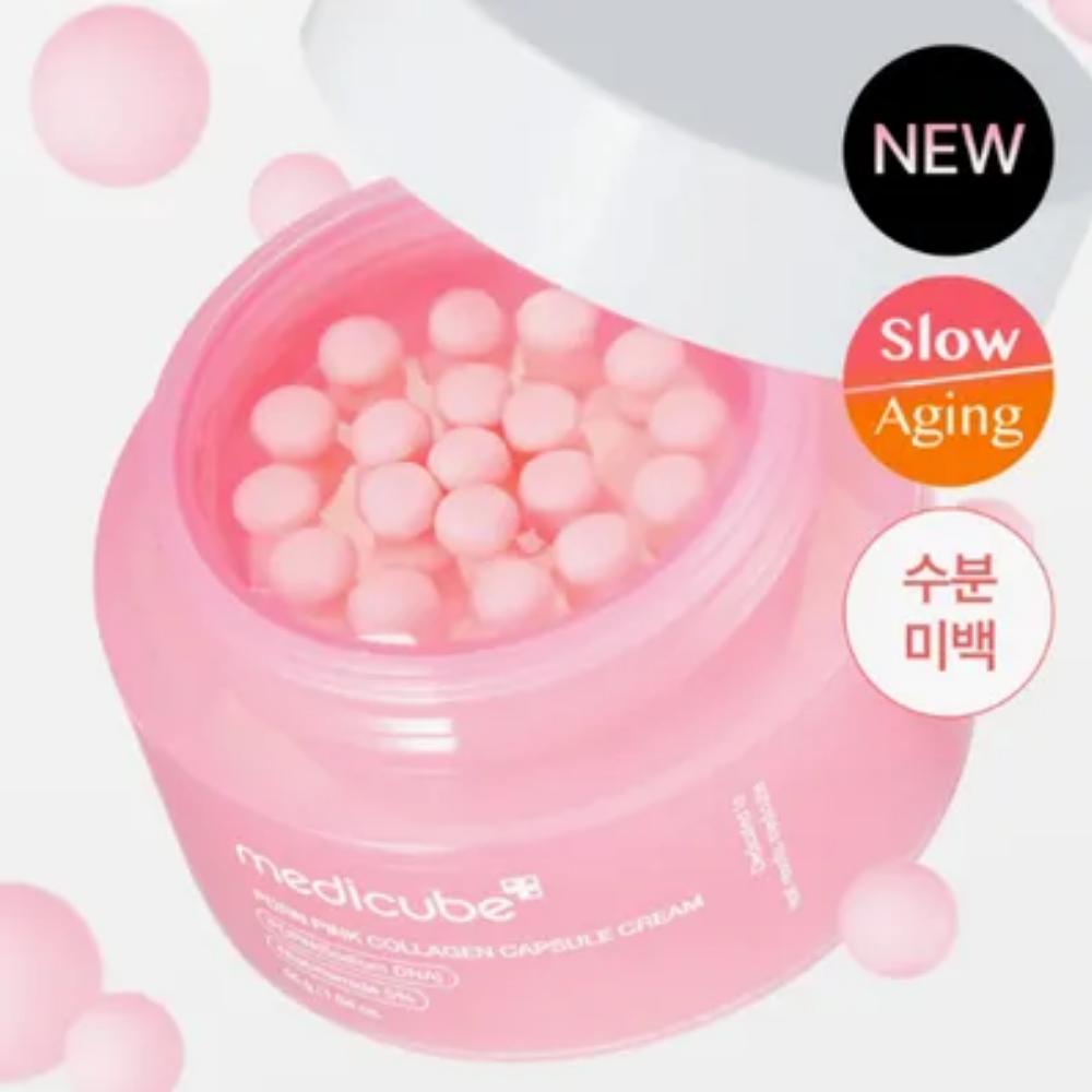 Medicube PDRN Розовый Коллагеновый Капсульный Крем 55г / КОРЕЙСКАЯ КОСМЕТИКА