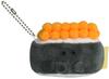 Ippinsha Gyutto Sushi-san and Ikura-san Mascot Plush Toy, Mini, with Chain, Gift, 48014