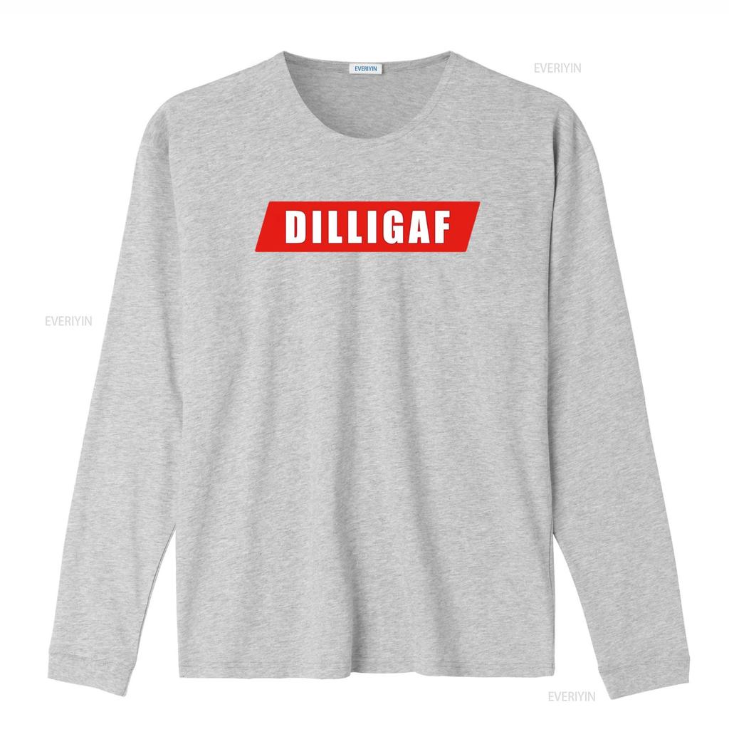 Unisexs Dilligaf T Shirt White Small vintage Washed homme fashion Versatile Comfortable designer clothes Stylish Soft Unisex