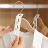 4/2/1pcs Plastics Hanger Connection Hook Stackable Space Saving Storage Multifunctional Hanging Clothes Rack
