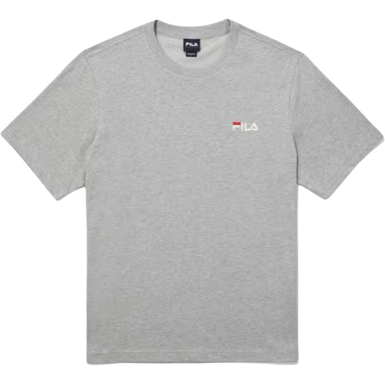 Men's FILA T-Shirts Unisex Gray Crew Neck