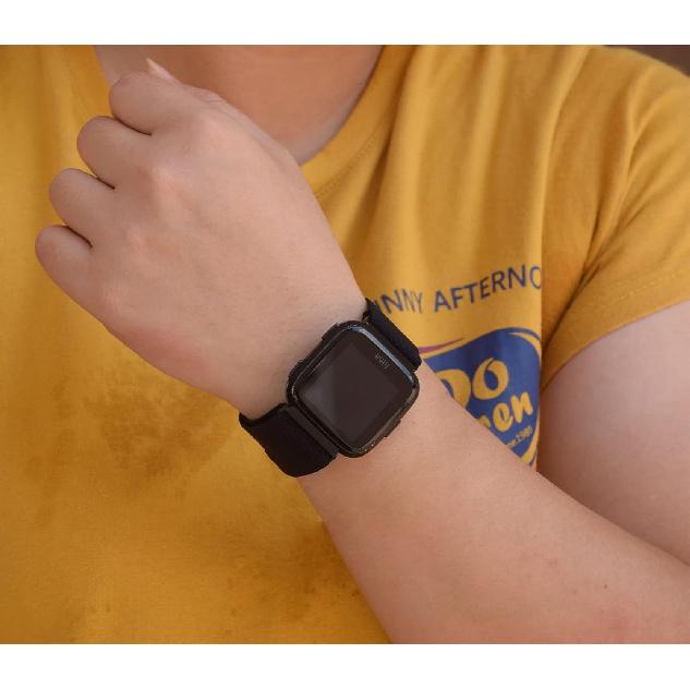 Adjustable Elastic Wrist Band/Ankle Band for Compatible with Fitbit Versa 2/Blaze/Versa/Versa Lite/Versa Special Edition Smartwatch, Stretchy Band