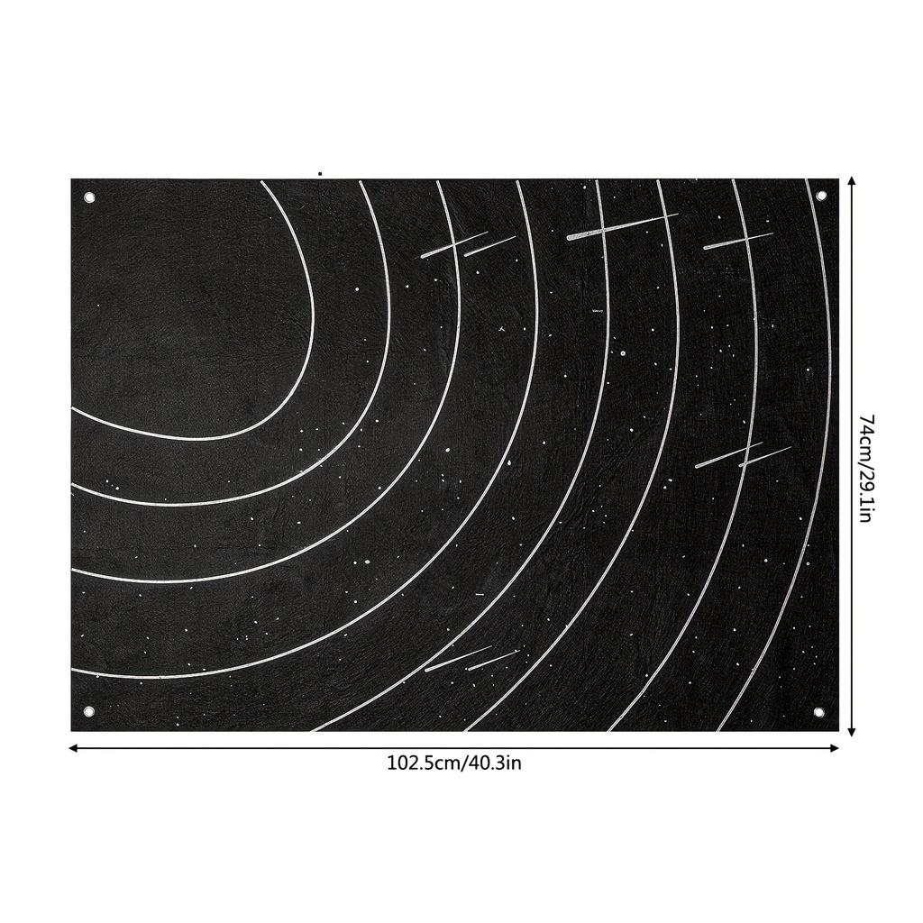 Космический фетр, доска Монтессори, игрушка, Солнечная система, Вселенная, рассказывание историй, фланелевой интерактивный игровой коврик, развивающие игрушки для детей