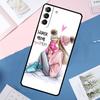 Мама Дочь Девочка Сын Папа Чехол Для Samsung Galaxy S23 S22 S24 Ultra Note 20 S20 S21 FE S9 S10 Note 10 Plus Задняя Крышка