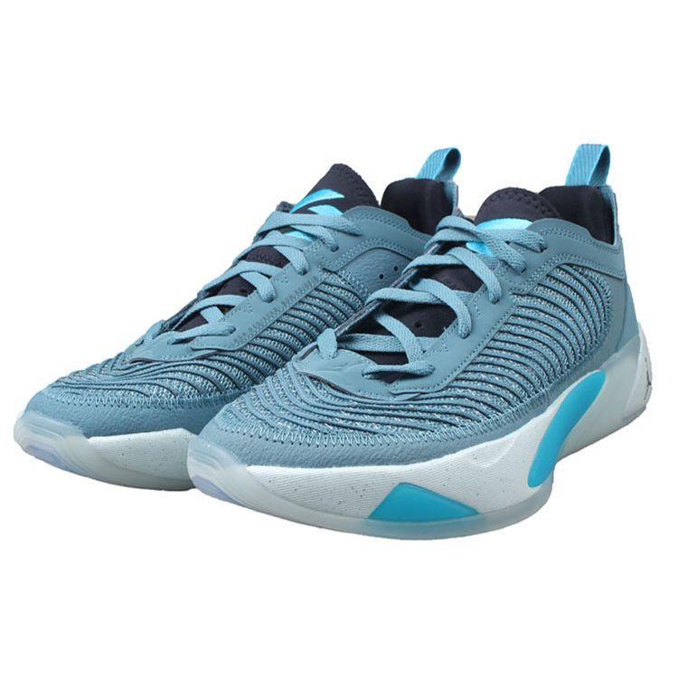 Air Jordan Luka 1 Next Nature PF Noise Aqua Мужские Кроссовки Синий Синий-Молния Темный-Обсидиан DR9829-400