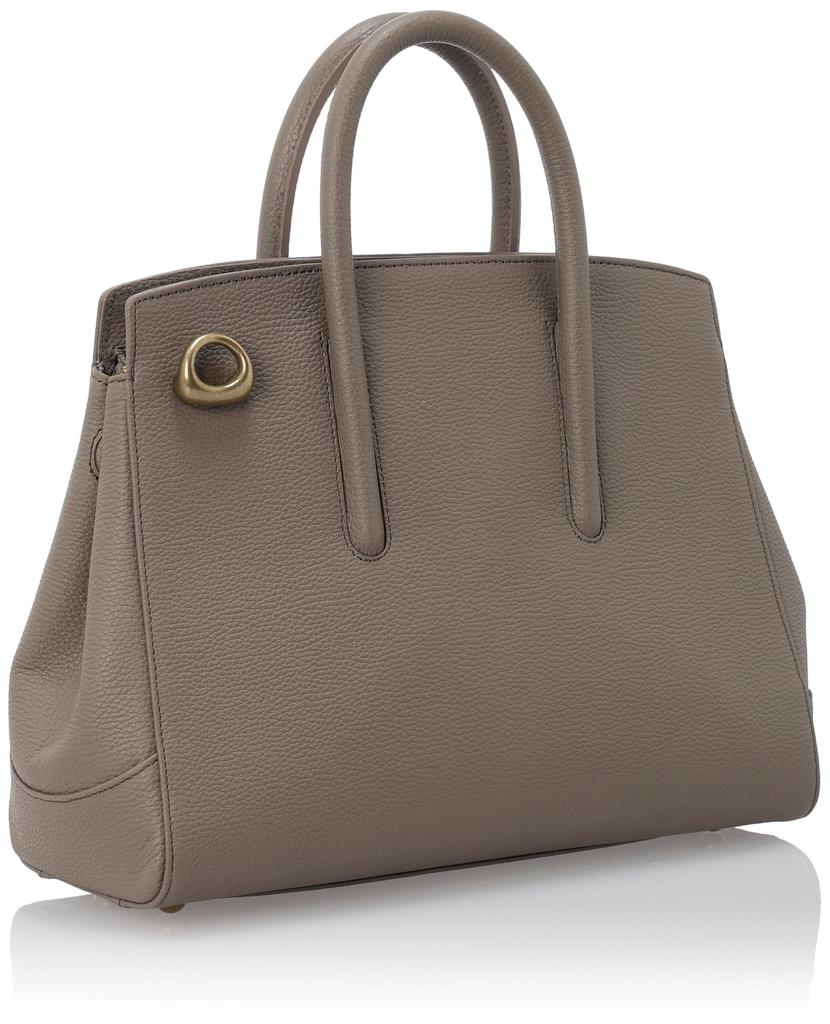 И Jolly Light Shrink Сумка с тиснением на плечо из коровьей кожи Один размер Etoupe Greige [Toff Lodestone] (M)