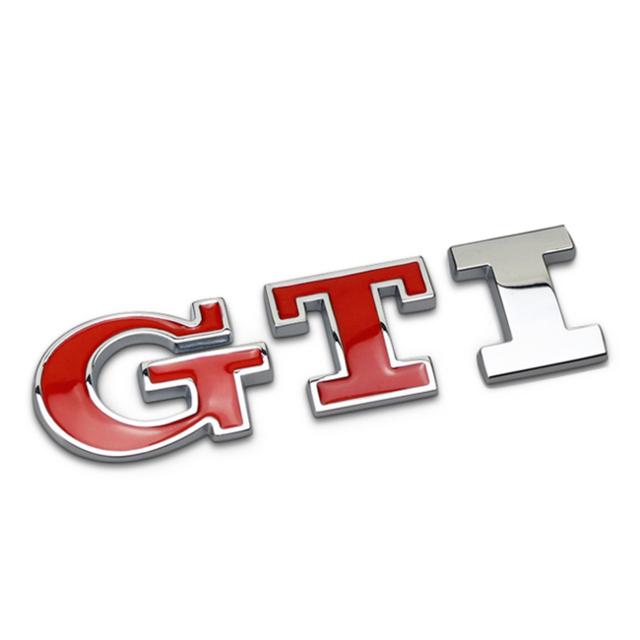 For VW Volkswagen Jetta MK5 Golf 3D Metal Car Sticker Rabbit Badge Decal Accessories For Volkswagen GTI R-Line R Polo T5 Golf Pa