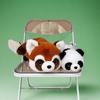 Reversible Panda Plush Toy, Flip To Turn Pandas Into Red Pandas, Simulated Panda/Red Panda 2-in-1 Doll,Sensory Fidget Doll