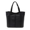 Leather Tote Bag Black A-6033
