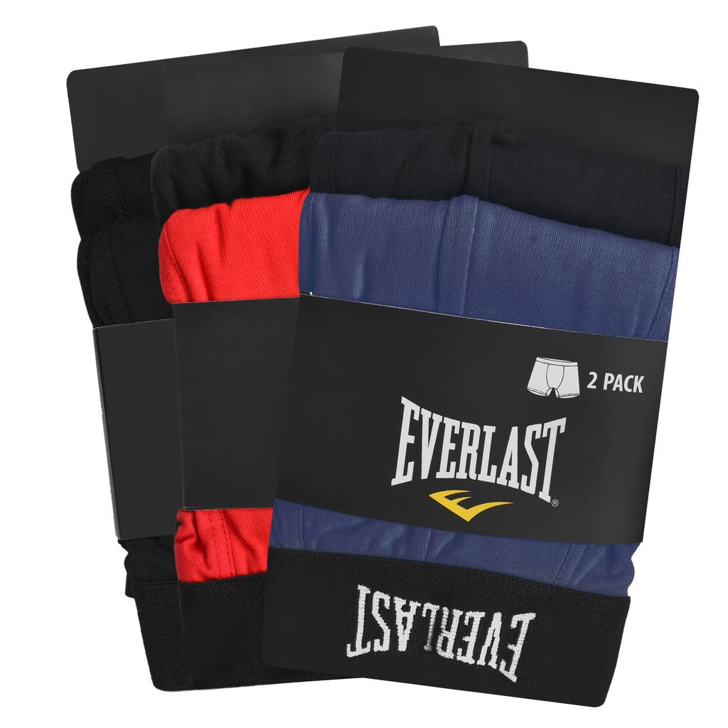 Everlast Men' Cotton Boxer Shorts BM403 6 Pack Size