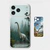 3D Наклейка на весь корпус 'Доисторические Гиганты' для iPhone 17/Pro/Pro Max Цветная Задняя Защитная Наклейка