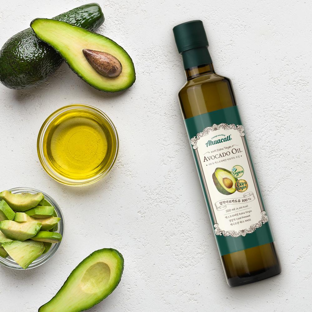 Botu Ahucatl Extra Virgin Avocado Oil 500ml Large Size 2 Bottles