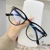 Transparent Computer Glasses Frame Women Men Anti Blue Light Round Eyewear Blocking Glasses Optical Spectacle