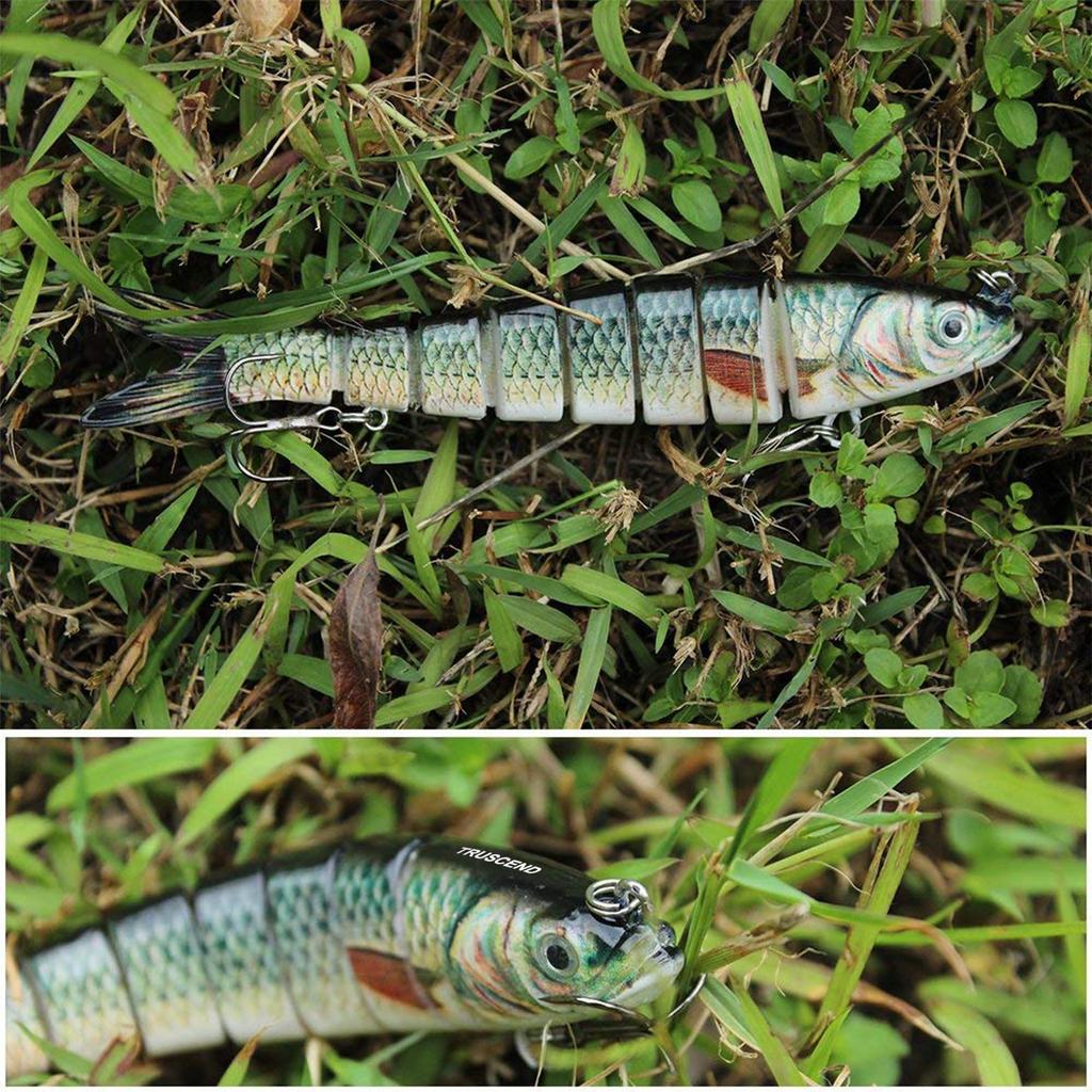 TRUSCEND Lure Fishing Joint Lure Looks Just Like the Real Thing Various Sizes Suitable for Saltwater and Freshwater Fishing Lure Suitable for Sea