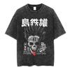 Anime Akira Vintage Washed T Shirts 90s Manga Shotaro Kaneda Graphic Tshirt Men Women Clothing Cotton Casual Oversized Tshirts