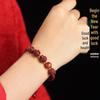 2025 Year of the Snake Cinnabar Zodiac Red String Bracelet - Unisex Benming Year Amulet with Sanhe Liuhe and Buddha Hand Design